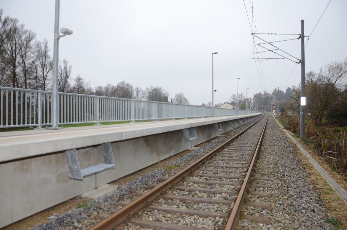Erstinspektion der modularen Bahnsteige Bahnsteig Hp Arnbach, Bachern, Kle