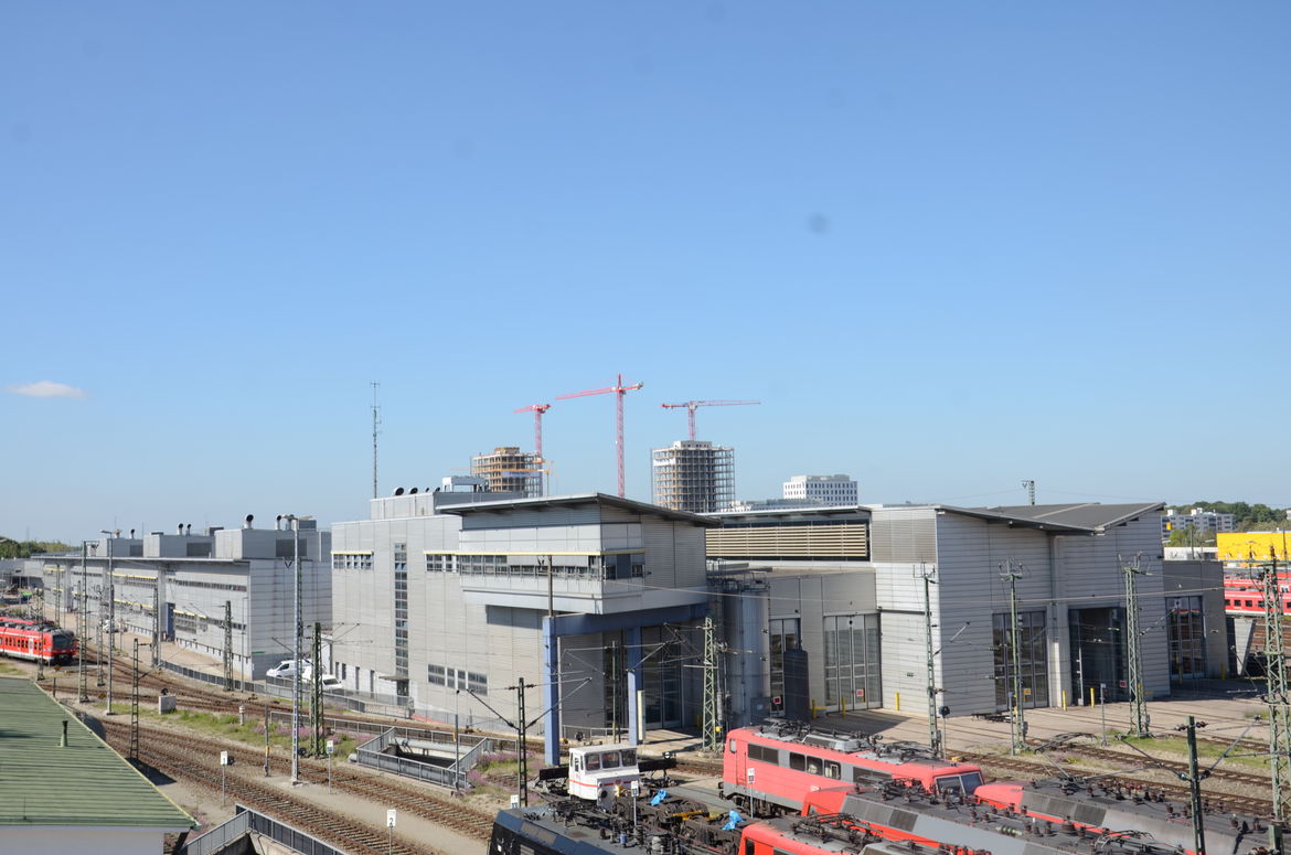 ICE Betriebswerk Hauptbahnhof München Bauwerkuntersuchungen